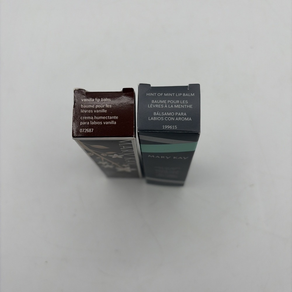 Mary Kay Hint Of Mint & Vanilla Lip Balm Lot Of (2) - New Old Stock - Picture 5 of 5